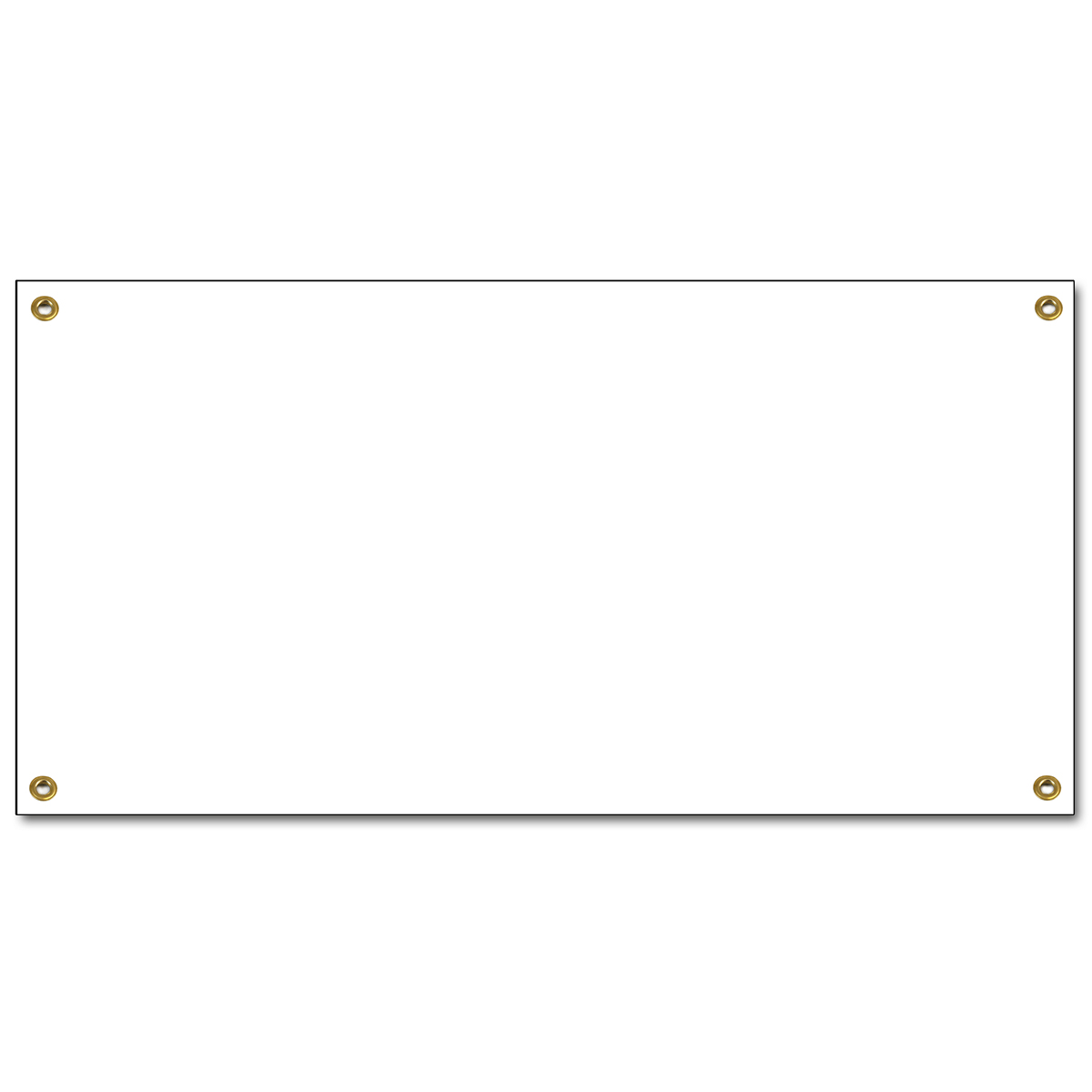 WHITE - BLANK VINYL BANNER - 098183