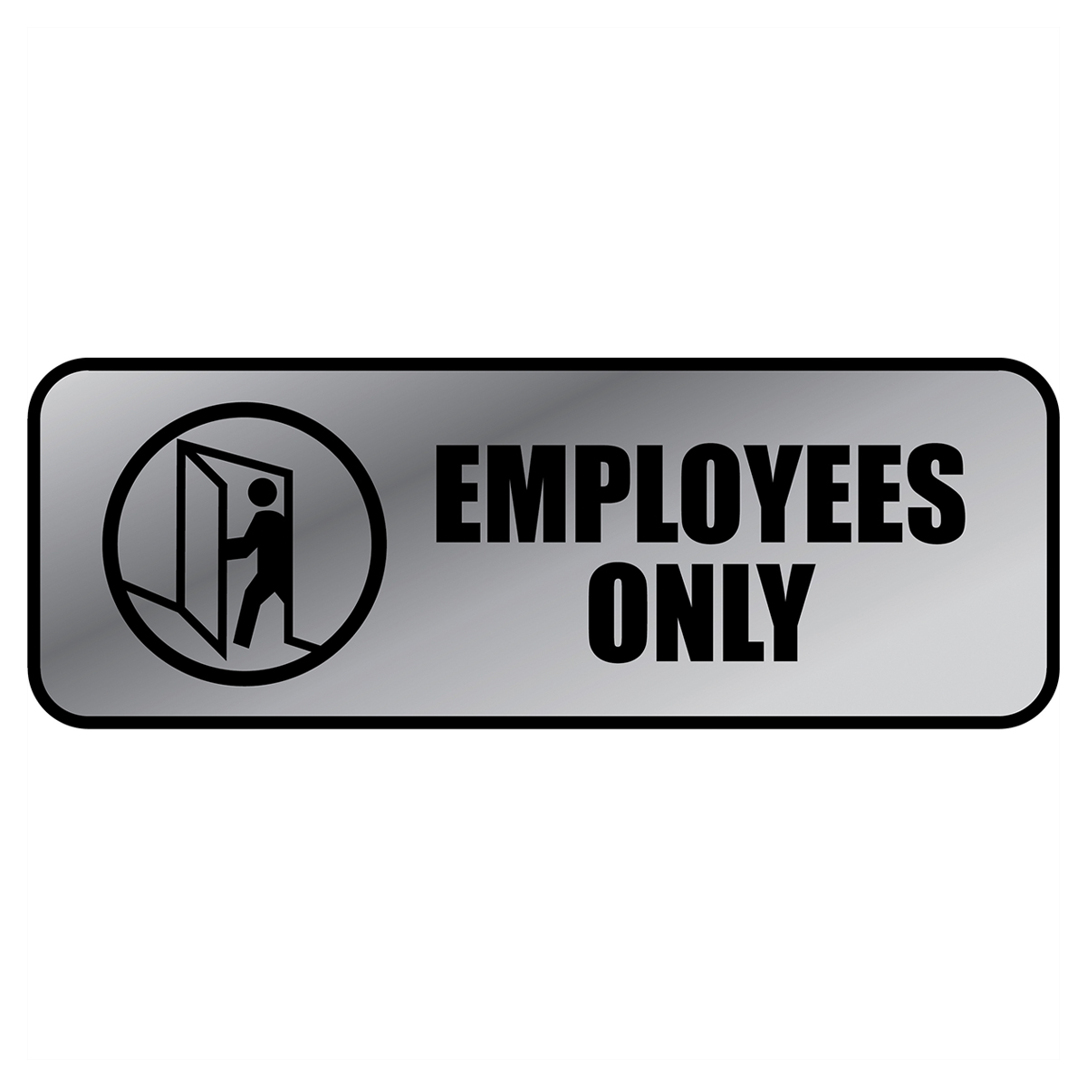 EMPLOYEES ONLY - Metal Sign - 098206