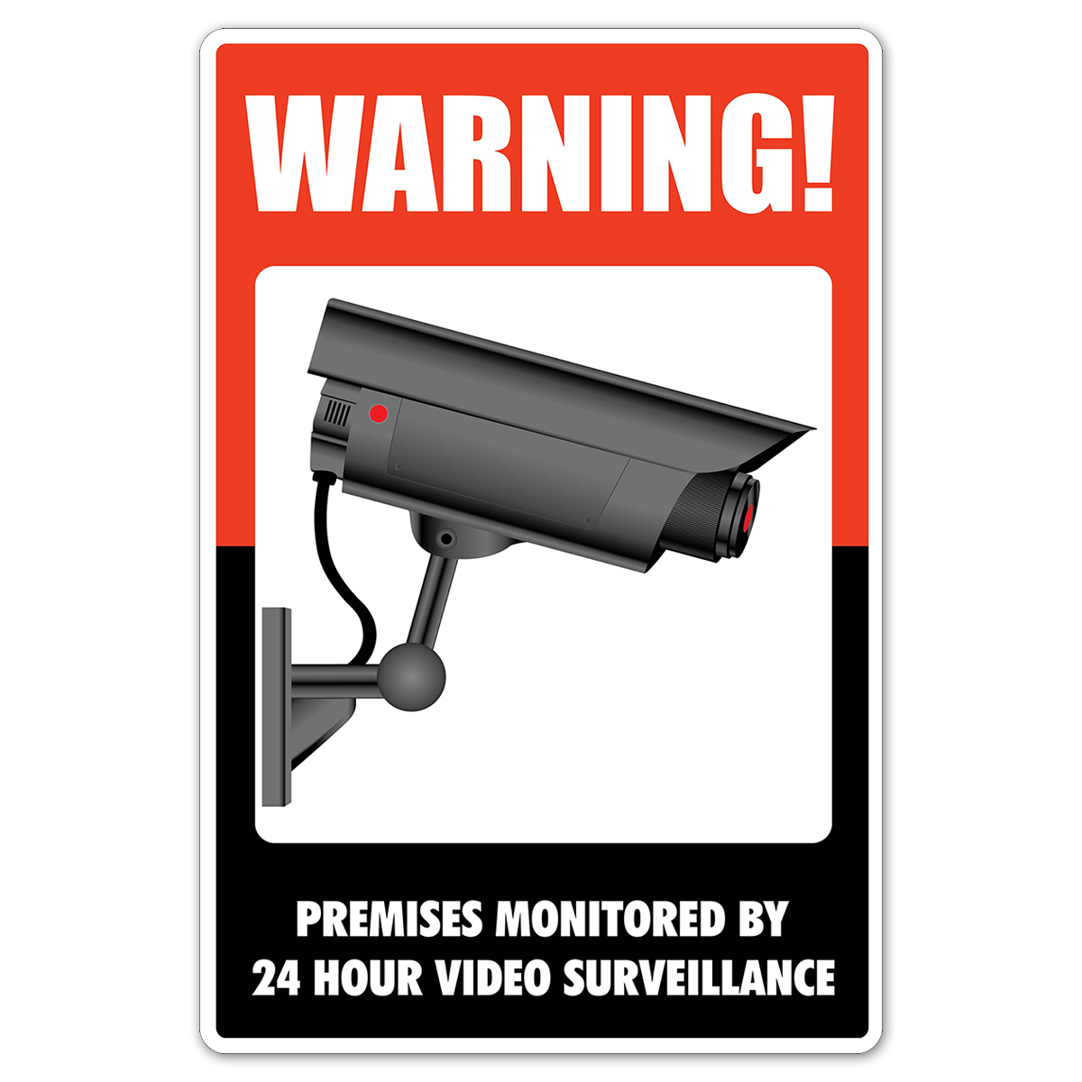 WARNING! Surveillance - Plastic Sign - 098381